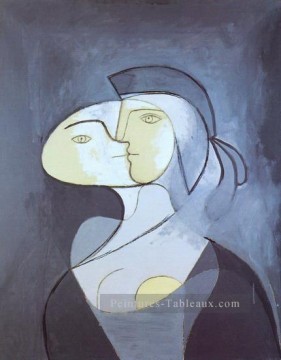  marié - Marie Thérèse face et profil 1931 cubisme Pablo Picasso